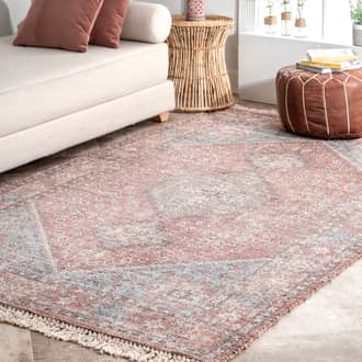 Multi Botaniq Vintage Oriental rug - Natural Fibers Rectangle 7' 6in x 9' 6in
