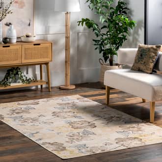8' x 10' Fanya Floral Washable Rug secondary image
