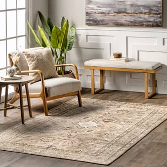 4' x 6' Lexia Washable Faded Rug secondary image