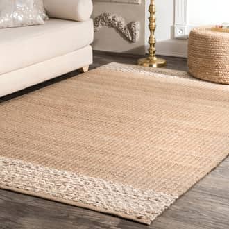 Natural Posada Jute Handwoven rug - Casuals Rectangle 7' 6in x 9' 6in