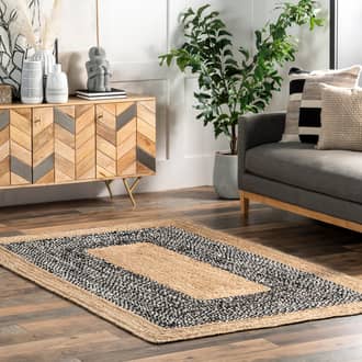 Jute and Cotton Token Rug secondary image
