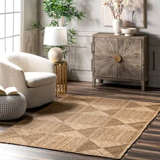 5' x 8' Fawna Patterned Jute Rug secondary image