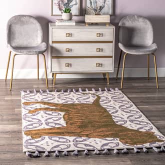 Multi Thomas Paul Printed Fierce Tiger rug