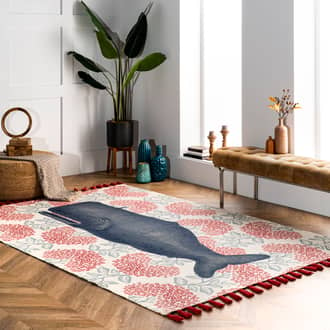 Whale Seascape Rug secondary image