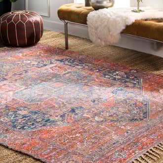 Multi Botaniq Crested Medallion rug