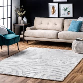 Kylie Wool-Blend Zebra Rug secondary image