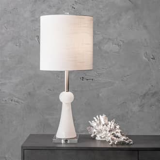 30-inch Alabaster Pawn Spire Table Lamp secondary image