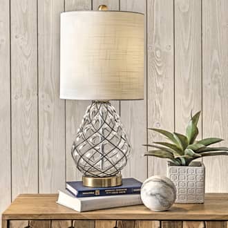 21-inch Wire Framed Glass Urn Table Lamp secondary image