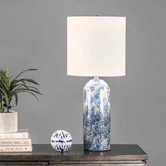 25-inch Shaded Mottled Ceramic Table Lamp secondary image