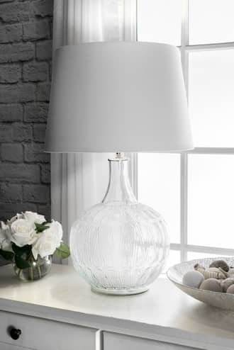 26-Inch Sofia Glass Table Lamp secondary image