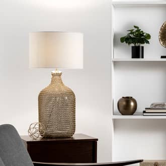 29-Inch Grace Gold Chained Glass Table Lamp secondary image