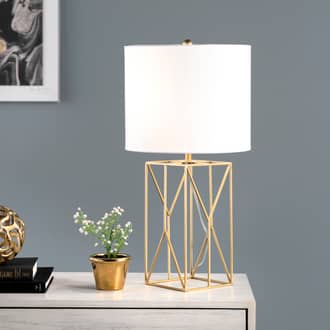 24-inch Iron Wire Framed Prism Table Lamp secondary image