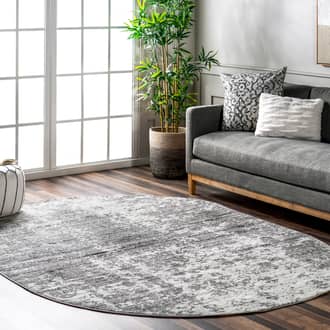 Ruby Distressed Mist Rug secondary image