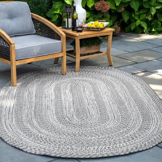 7' 6" x 9' 6" Braided Texture Indoor/Outdoor Rug secondary image