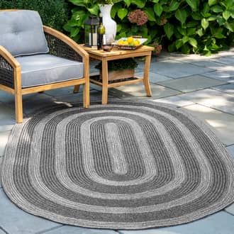 5' x 8' Braided Texture Indoor/Outdoor Rug secondary image