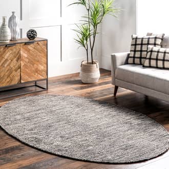 Cotton Solid Flatweave Rug secondary image