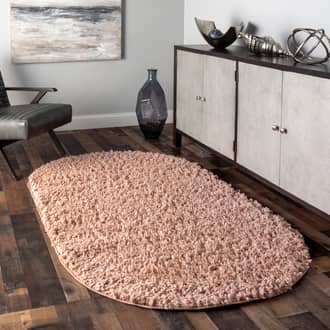 Dream Solid Shag with Tassels Rug secondary image