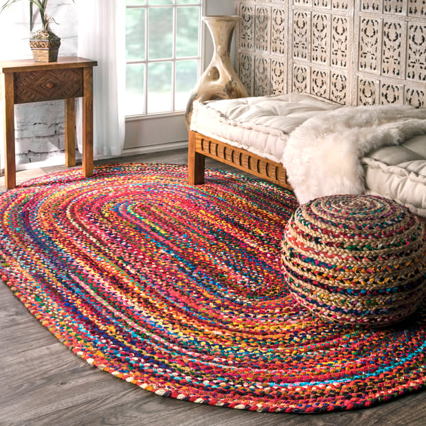 Chindi Braided Multi Rug, Cleaning Cotton Braided Rugs