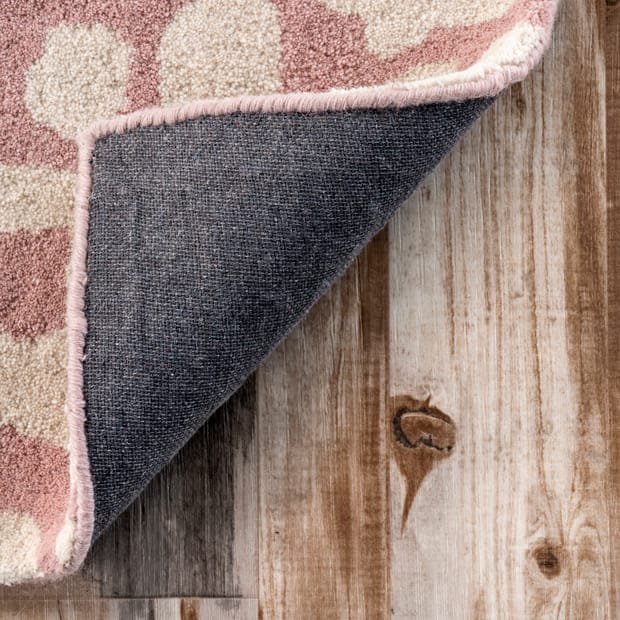 Safari Josephine Wool Leopard Peach Rug