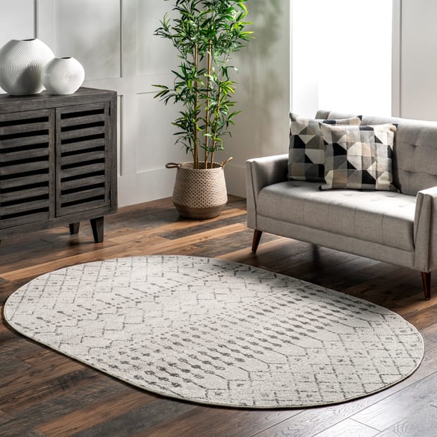 Bosphorus Moroccan Trellis Gray Rug