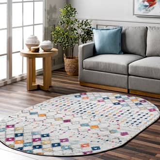 4' x 6' Moroccan Trellis Rug secondary image