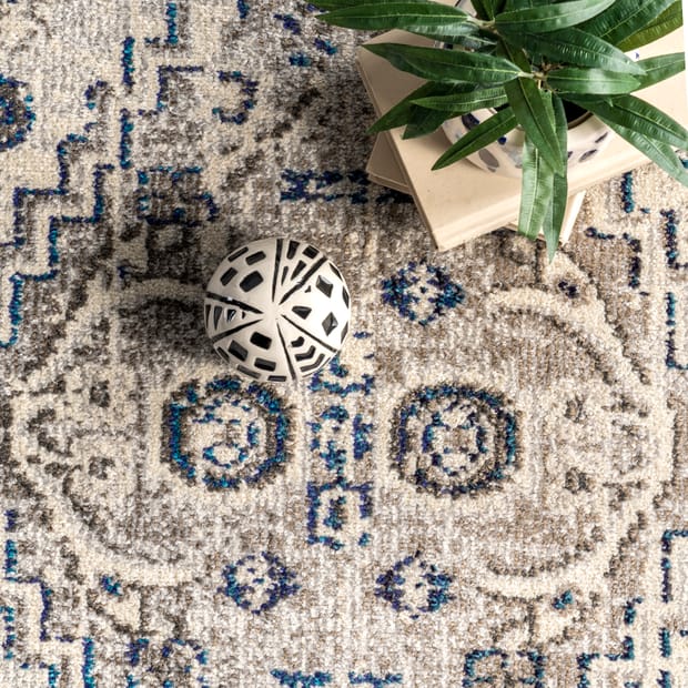 Black/Gray E by design Carmen 2 x 3 Floral Print Indoor/Outdoor Rug Black/Gray E by design Carmen 2 x 3 Floral Print Indoor/Outdoor Rug