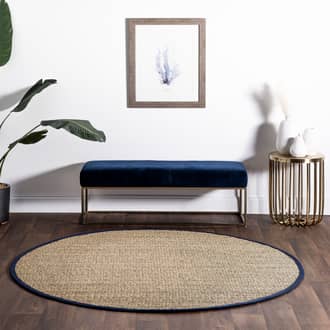 4' Seagrass with Border Rug secondary image
