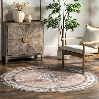 6' Antoinette Washable Stain Resistant Rug secondary image