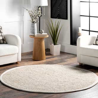 Handwoven Jute Ribbed Solid Rug secondary image