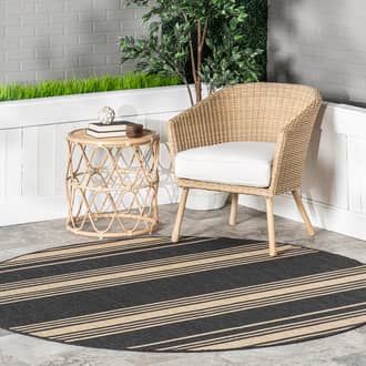 6' 7" Romy Striped Indoor/Outdoor Rug secondary image