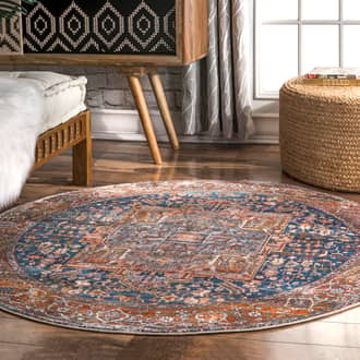 7' 10" Fringed Medallion Rug secondary image