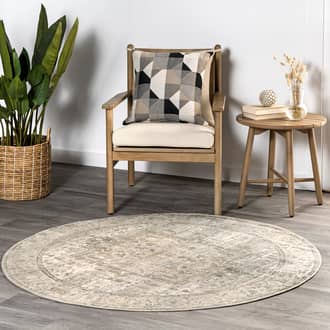 8' Fringed Medallion Rug secondary image