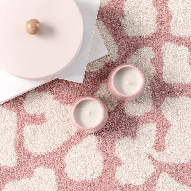 Safari Josephine Wool Leopard Peach Rug