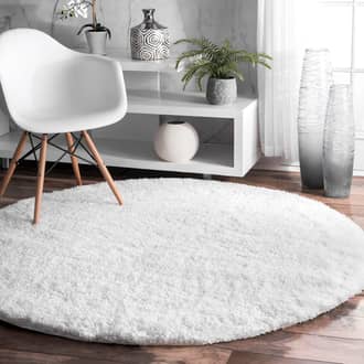 Solid Fluffy Rug secondary image