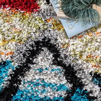 Modern Moroccan Shag Tassel Rug secondary image