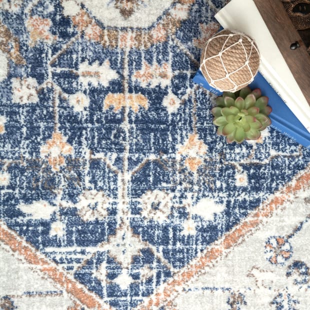 Factoria Florid Dreams Blue Rug