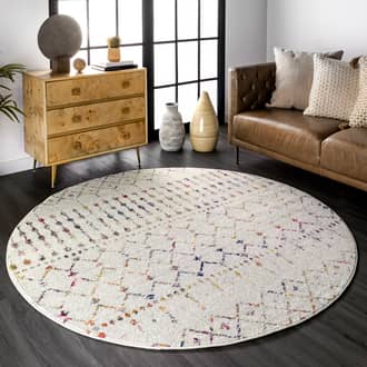 8' Moroccan Trellis Rug secondary image