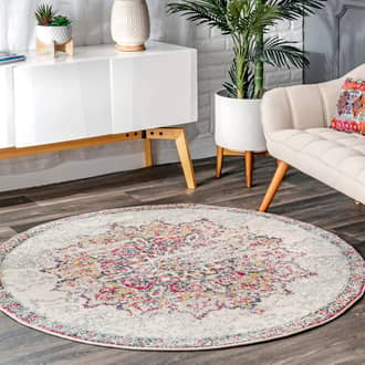 5' Sunny Wildflower Medallion Rug secondary image