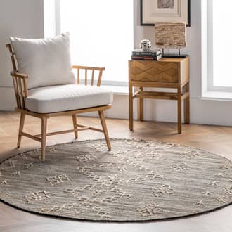 8' Textured Moroccan Jute Rug secondary image