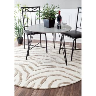 6' Kylie Wool-Blend Zebra Rug secondary image