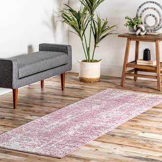 Ruby Distressed Mist Rug secondary image