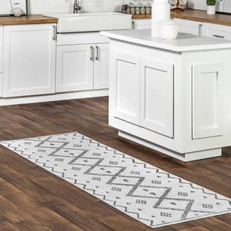 Beatrice Washable Trellis Rug secondary image