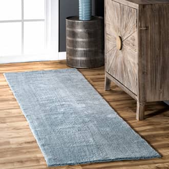 2' 6" x 6' Washable Solid Shag Rug secondary image