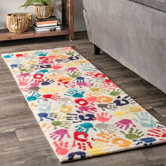 Handprint Collage Rug secondary image