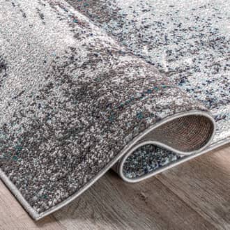 Gray Albina Midnight Fog Abstract rug