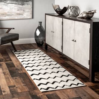 Gray Koko Modern Chevrons rug