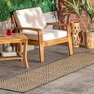 Charcoal Tucana Kite Trellis Indoor/Outdoor rug