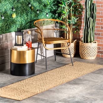 Beige Tucana Kite Trellis Indoor/Outdoor rug