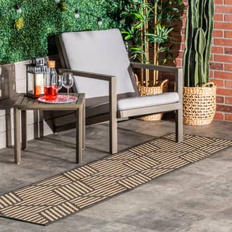 Charcoal Tucana Geometric Tiles Indoor/Outdoor rug