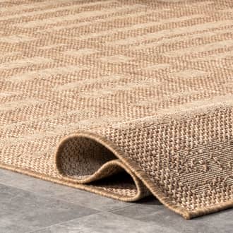 Beige Tucana Faded Stripes Indoor/Outdoor rug
